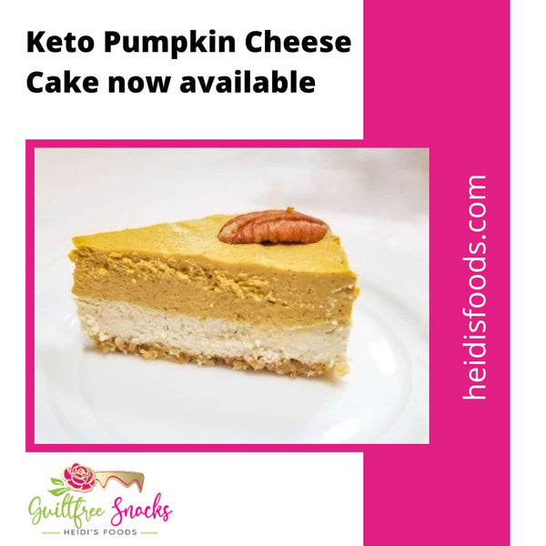Keto Pumpkin Cheese Cake Now Available