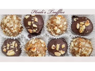 Gourmet Chocolate Almond Truffles Giftbox