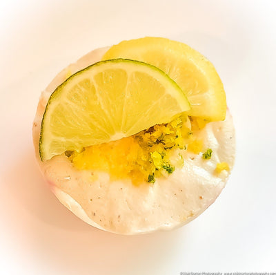 Keto Lemon Key Lime Mini Cheesecake