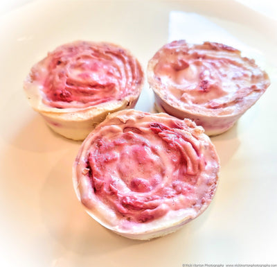 Keto Raspberry Cashew Mini Cheesecake