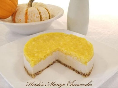 Keto Mango Cheesecake
