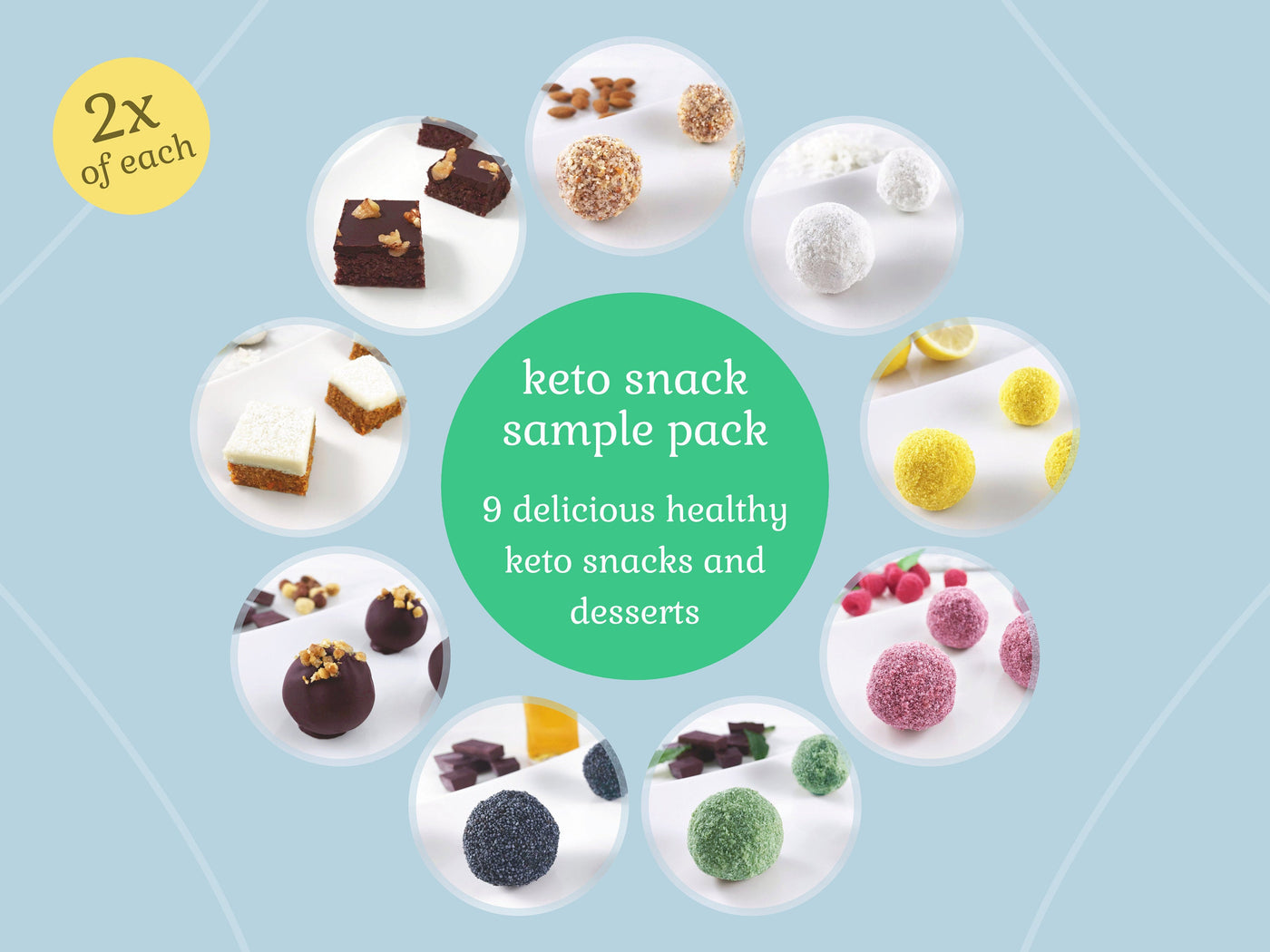 Keto Snacks Desserts Sample Pack